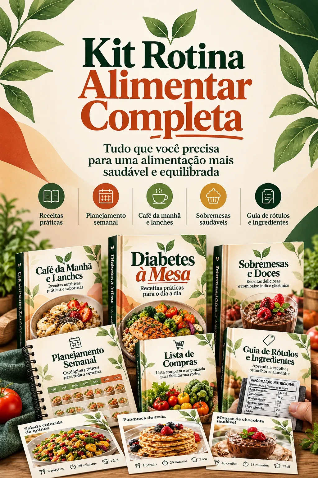 Capa do Kit Rotina Alimentar Completa